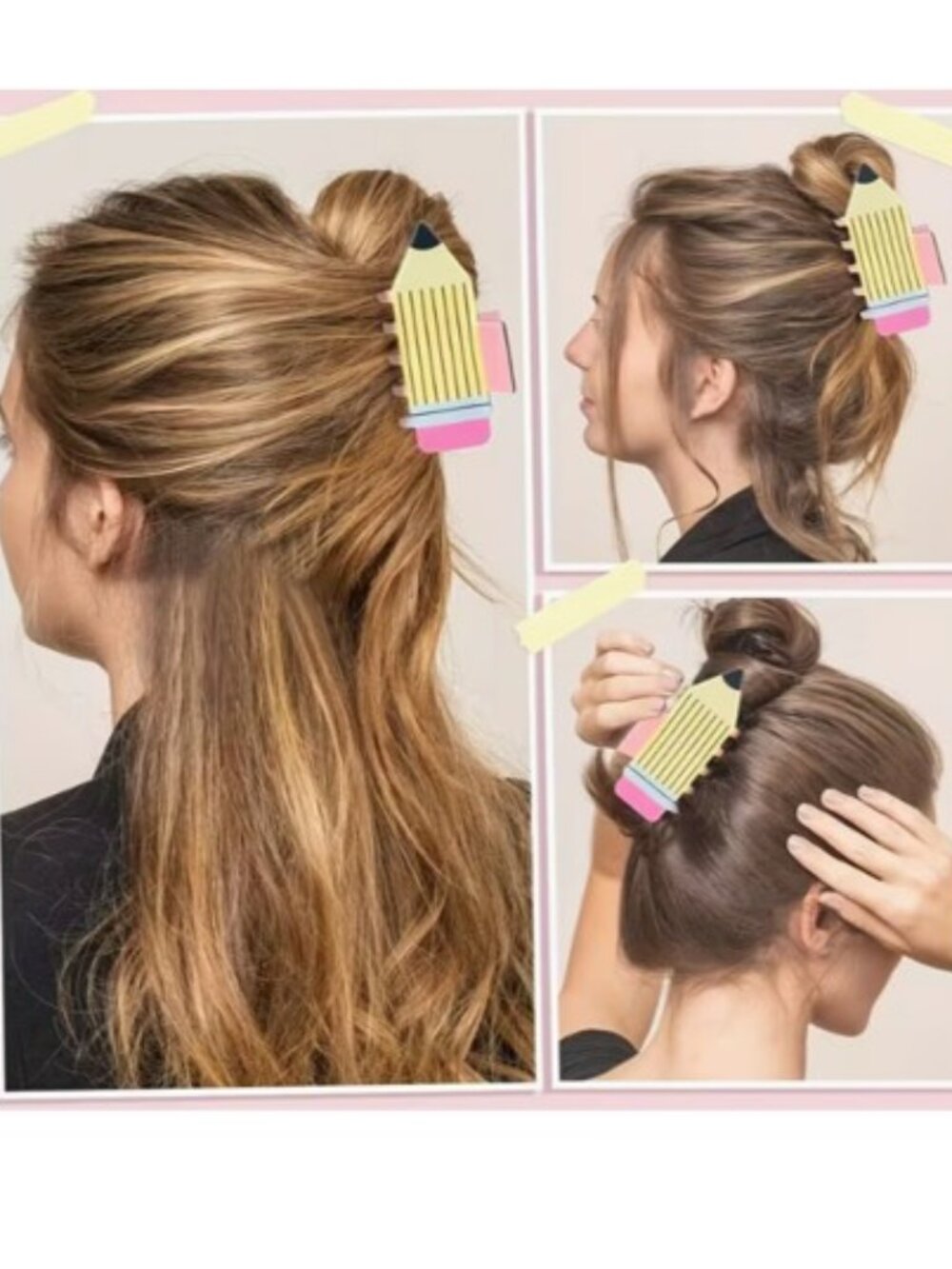 Teacher Pencil Hair Claw Clip (BRAND-NEW & SO CUTE!)